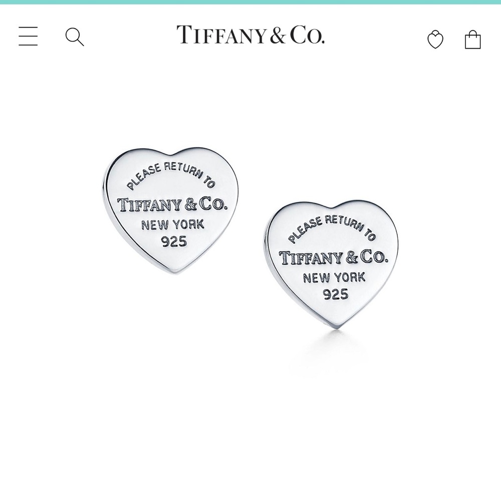 Return to Tiffany®Heart Tag Stud Earrings